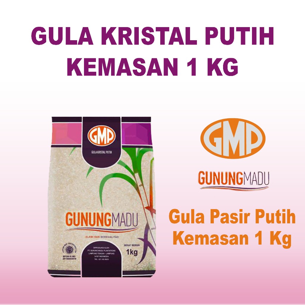 GMP Gula Gunung Madu 1kg / Gula Gunung Madu 1kg