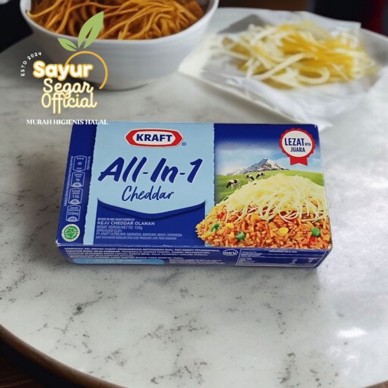 

Keju Kraft Cheddar 150 gr Cheddar Cheese