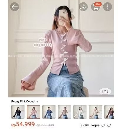 PRELOVED BAJU COQUETTE PINK PITA