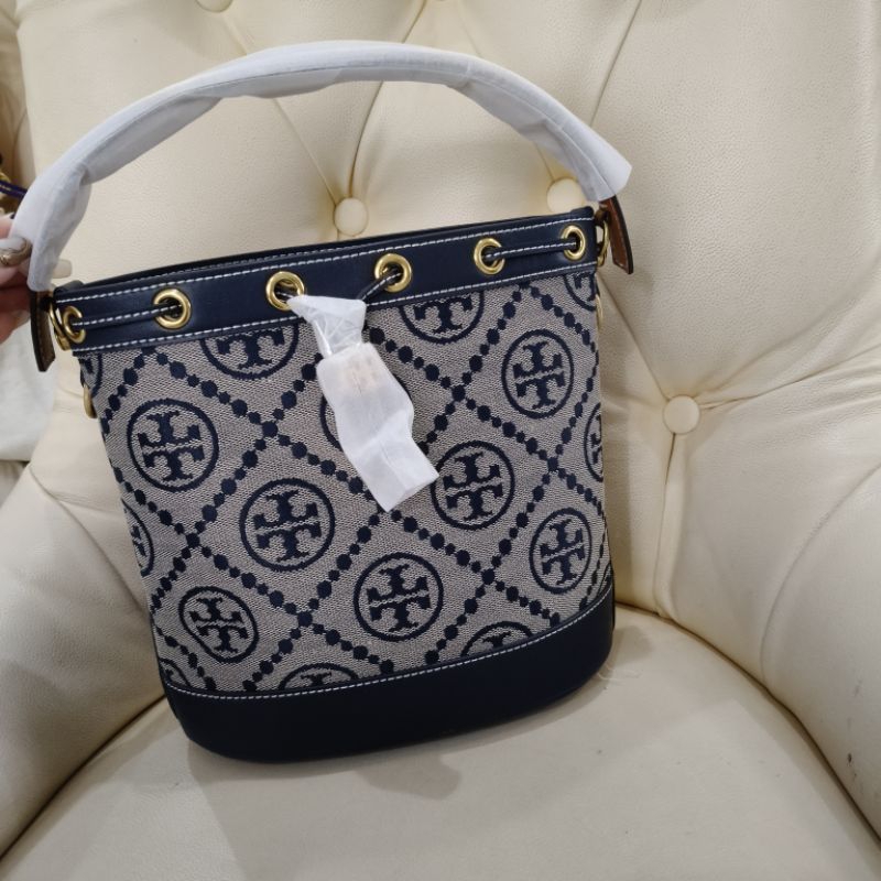 tory burch T monogram bucket 21