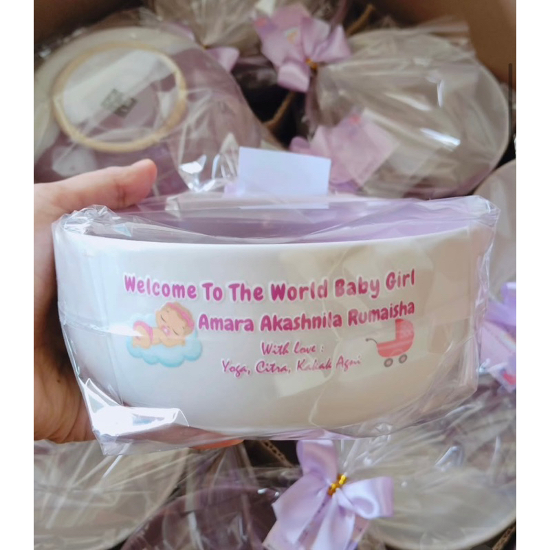 Souvenir Pernikahan Murah Mewah Mangkok Keramik