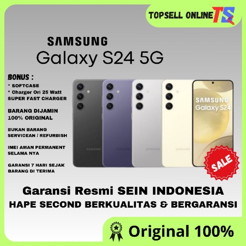 Samsung Galaxy S24 | S24 Plus | S24 Ultra Second Original Resmi Sein