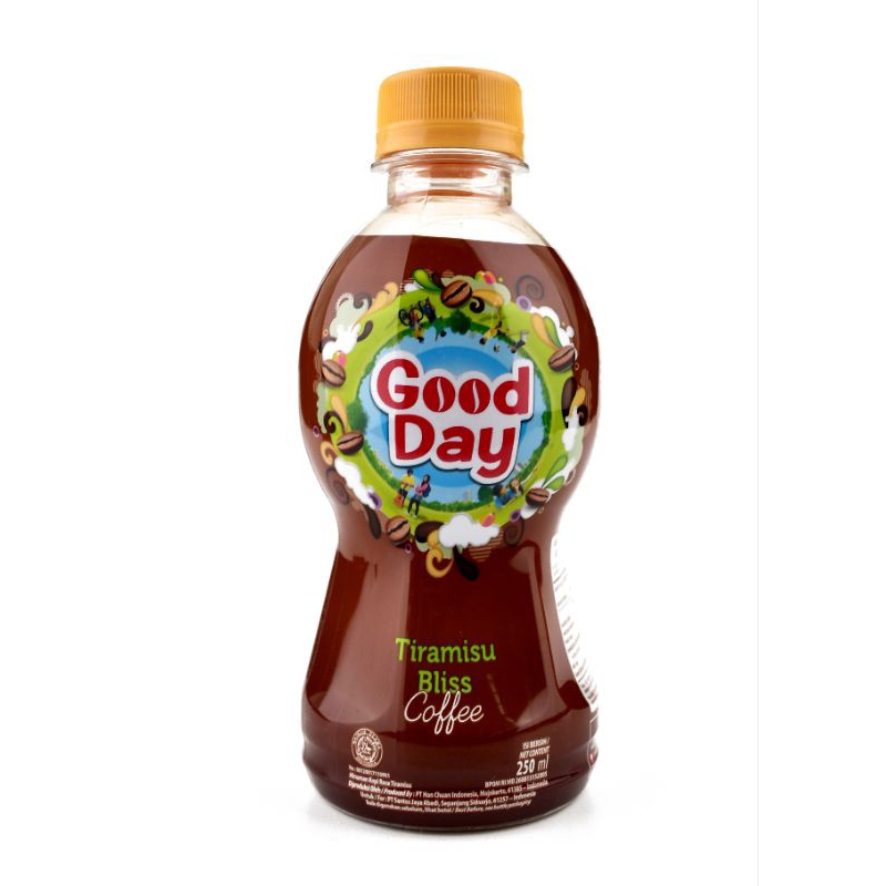 

Good Day Tiramisu Bliss Coffee 250ML – Kopi Susu Botol Rasa Tiramisu Enak & Segar Siap Minum