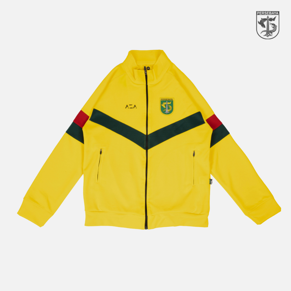 Jaket Tracktop Persebaya Retro - Yellow | Persebaya Store