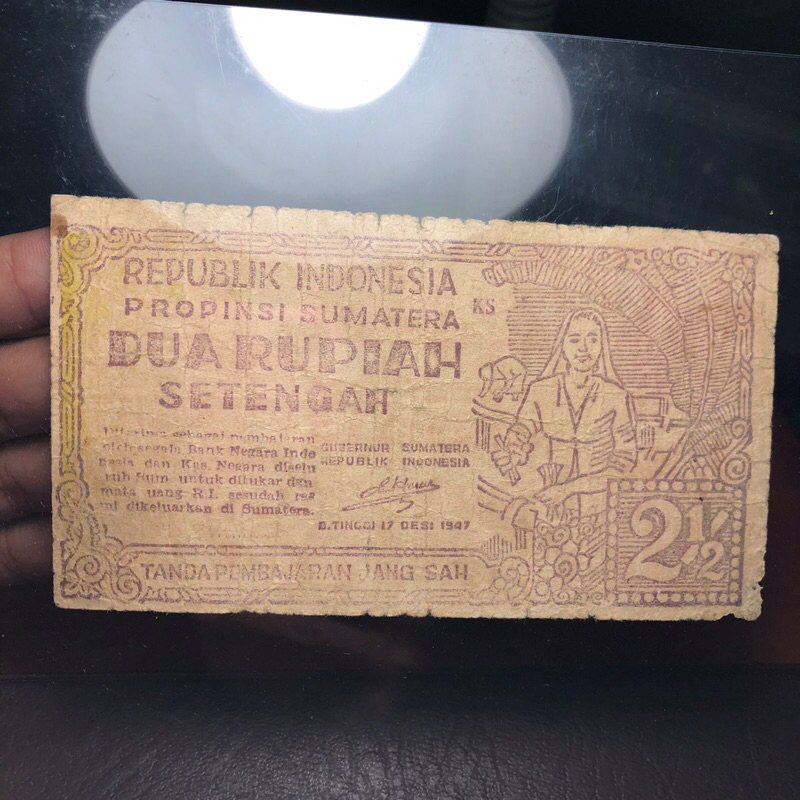 Uang Kuno Orida 2.5 Rupiah Bukittinggi