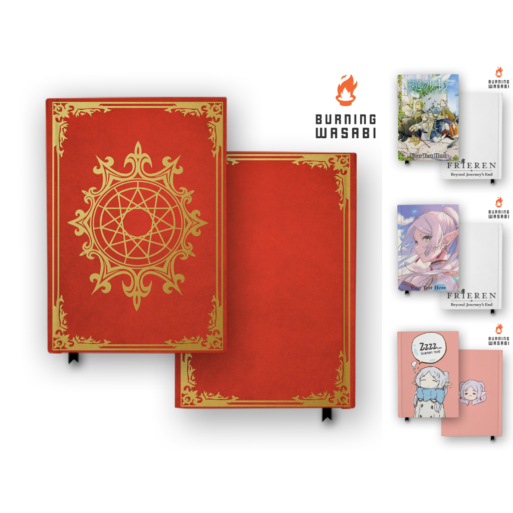 

Buku Catatan Notebook Anime Frieren Grimoire Custom Jurnal Agenda Diary Hardcover Aesthetic