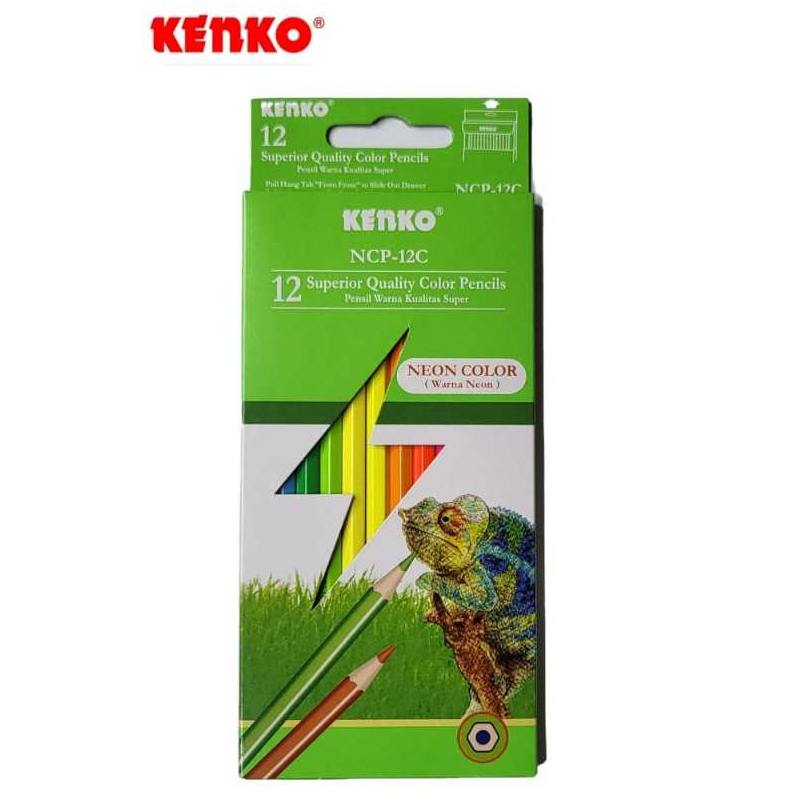 

KENKO 12 NEON COLOR PENCIL NCP-12C - 1 SET