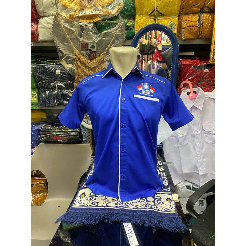 kemeja | kemeja partai | kemeja partai PAN | atribut partai