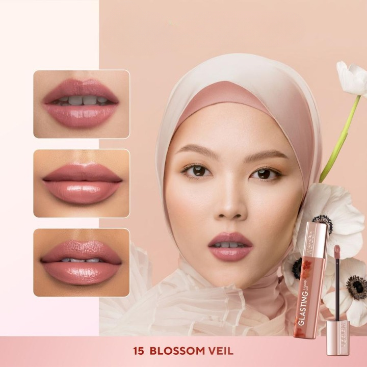 Lipstik Keluaran Wardah Glasting Lip & Matte Lip Cream Bloom Edition Liptint Lipgloss Lipcream