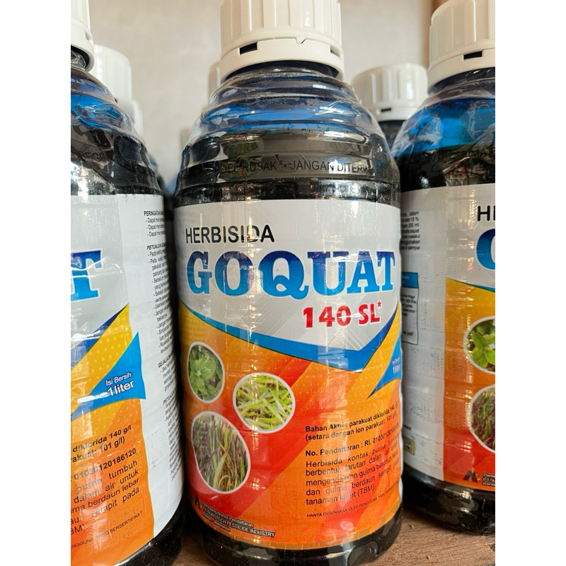 HERBISIDA GOQUAT 140 SL /1 Liter/ Racun Rumput & Gulma