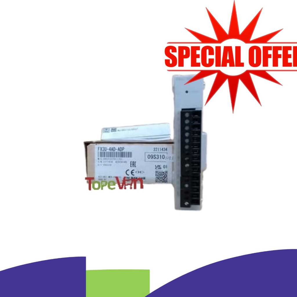 PLC Mitsubishi FX3U-4AD-ADP FX3U 4AD ADP Analog Input Module