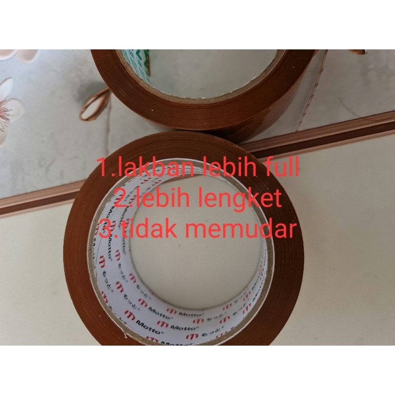 

lakban cokelat motto pack 45mm x 100 yard premium quality