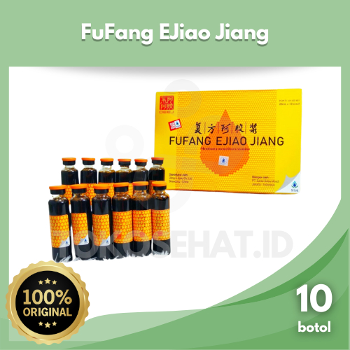 Fu Fang E Jiao Jiang 20 ml 12 Botol - Angkak Cair, Meningkatkan Stamina, Obat DBD