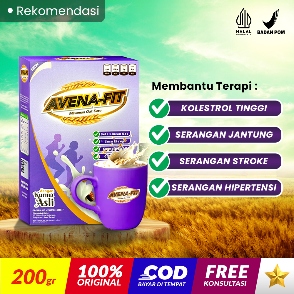 

AVENAFIT - Sereal oat susu kurma untuk menjaga kadar kolestrol