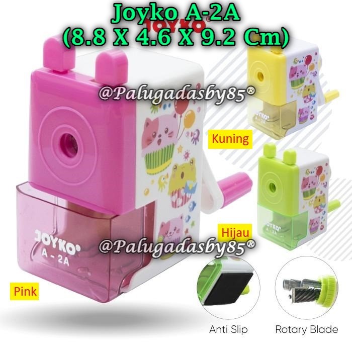 

(1 Biji) Rautan Meja Putar JOYKO A-2A / Sharpener Rautan Serutan Putar Joyko A-2A (1 Biji)