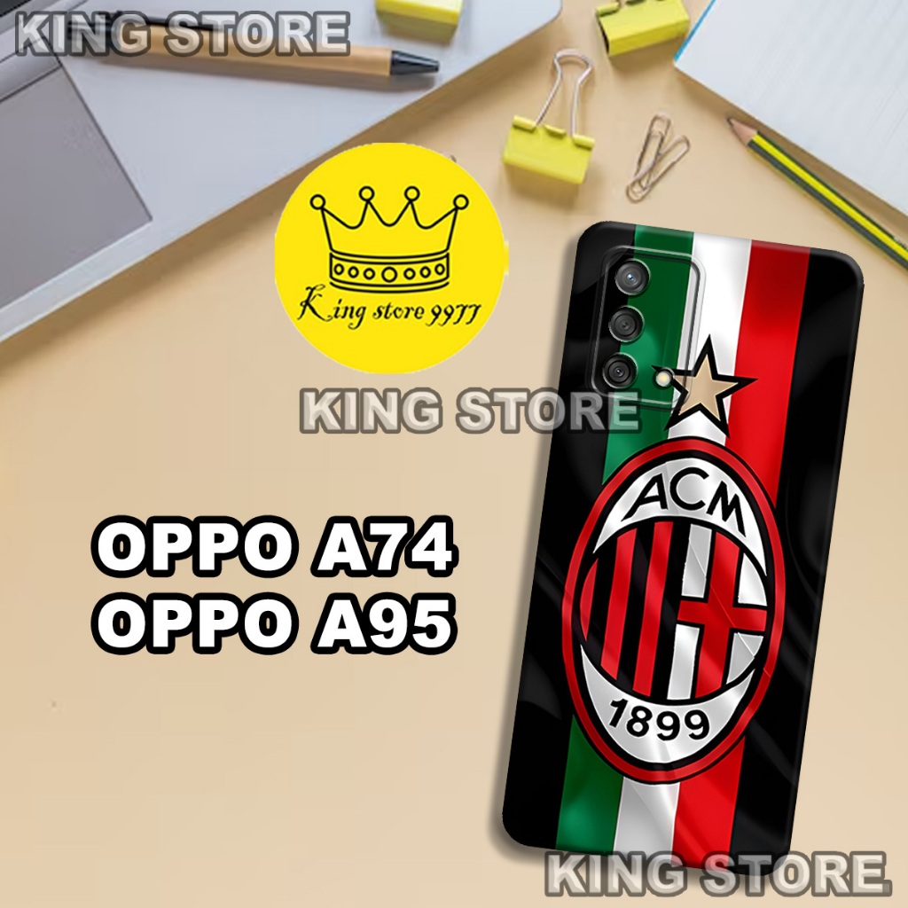 (KS19)  Softcase karet untuk OPPO A74 - OPPO A95 Motif gambar karakter Motif Cowok/casing OPPO A74 -