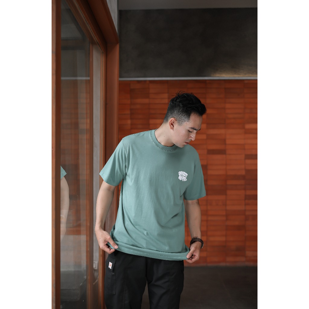 Afterlife Kaos Pria Spirit - Mineral Green
