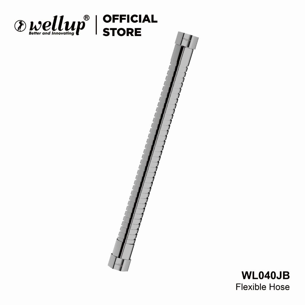 WellUp Selang Slang Fleksibel Flexible Hose Kaku Stainless Steel Per Air Dingin Wastafel Kloset Clos