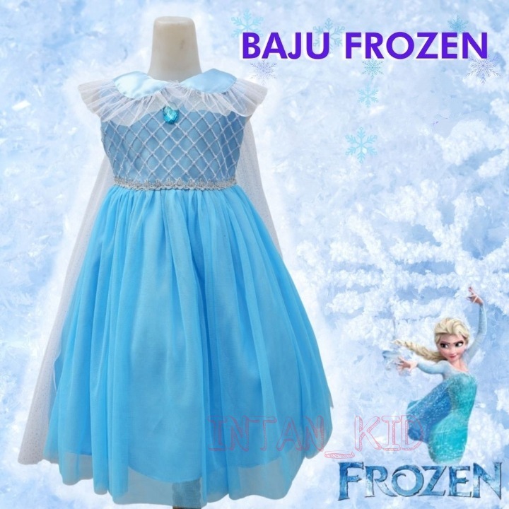 Gaun anak / baju Frozen anak / baju pesta anak / gaun Frozen anak / gaun pesta anak murah