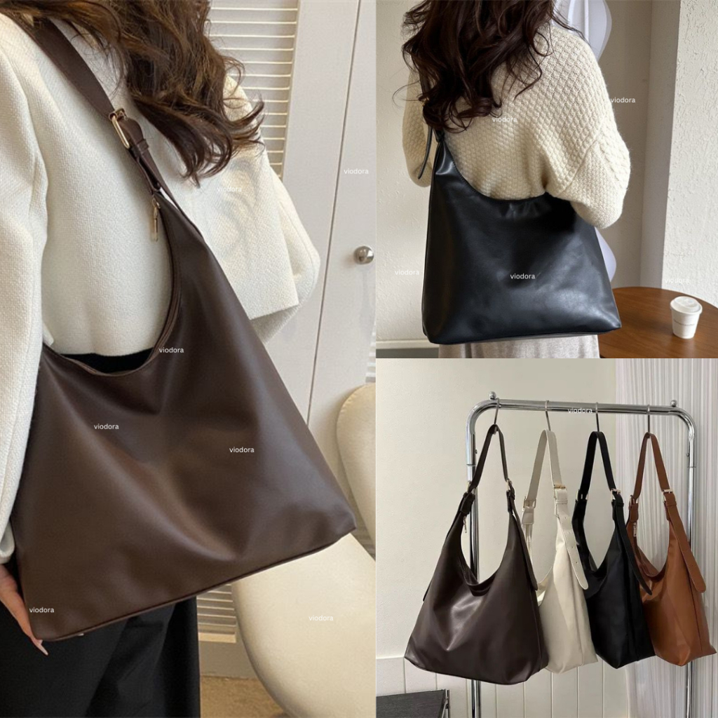 Viodora - Caroline Tas Wanita Totebag Tas Kerja Tas Kuliah Tas Kulit