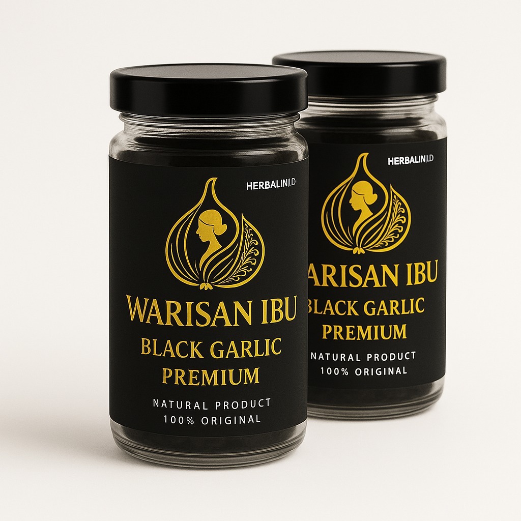 

Bawang Kating Hitam / Black Garlic Bawang Hitam Premium / Bawang Herbal Fermentasi