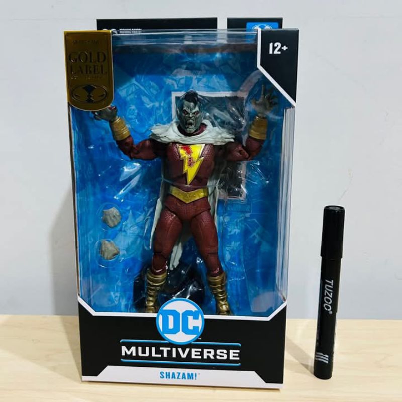 mainan action figure mcfarlane shazam DV vs vampirestinggi sekitar 7 inchdc multiverseartikulasiCrqp