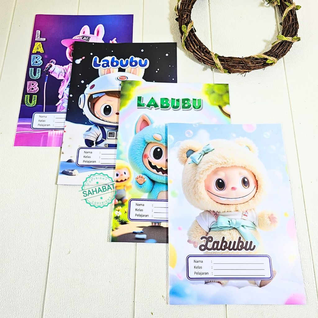 

(20 LEMBAR) /SAMPUL BUKU KARAKTER/SAMPUL BUKU PREMIUM/SAMPUL BUKU UKURAN PENDEK/KWARTO