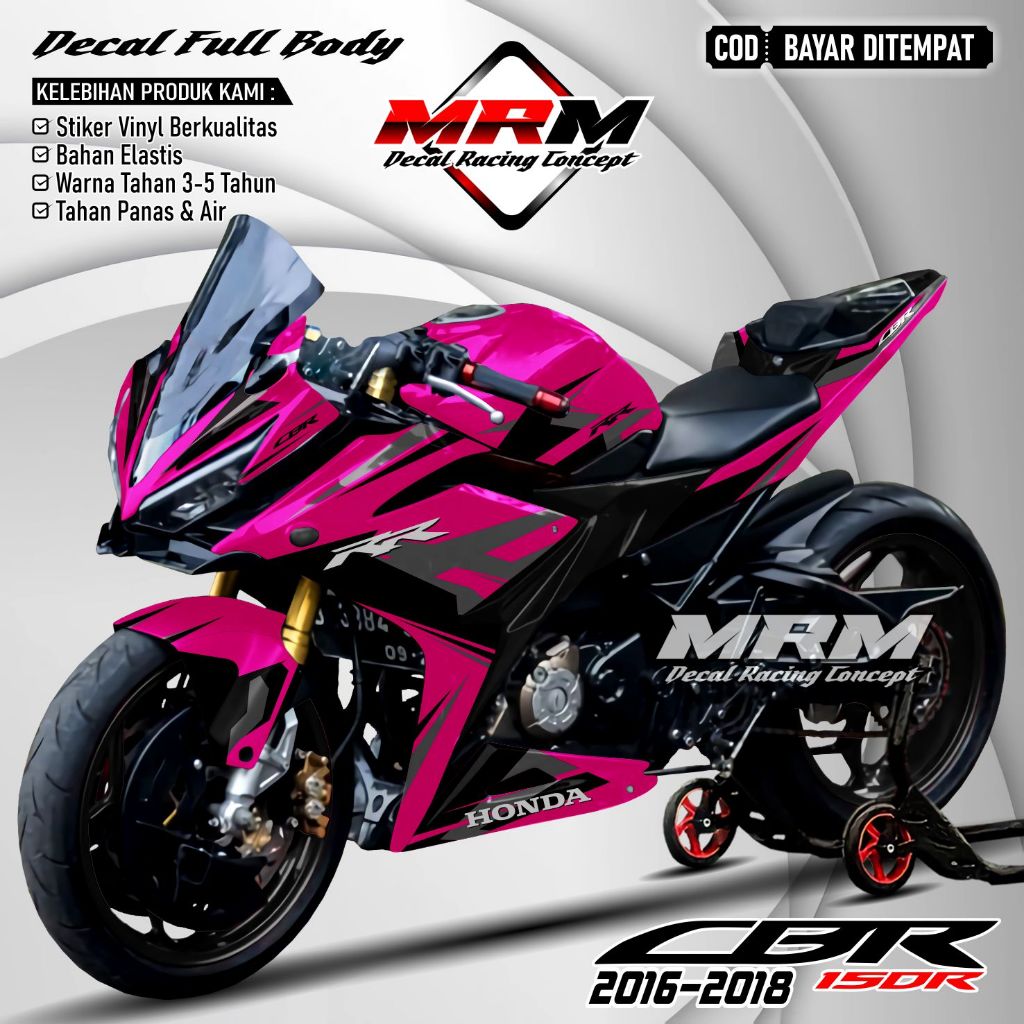 Sticker Decal CBR 150 R Decal Stiker CBR150R Facelift 2016 2017 2018 Full body Racing Team
