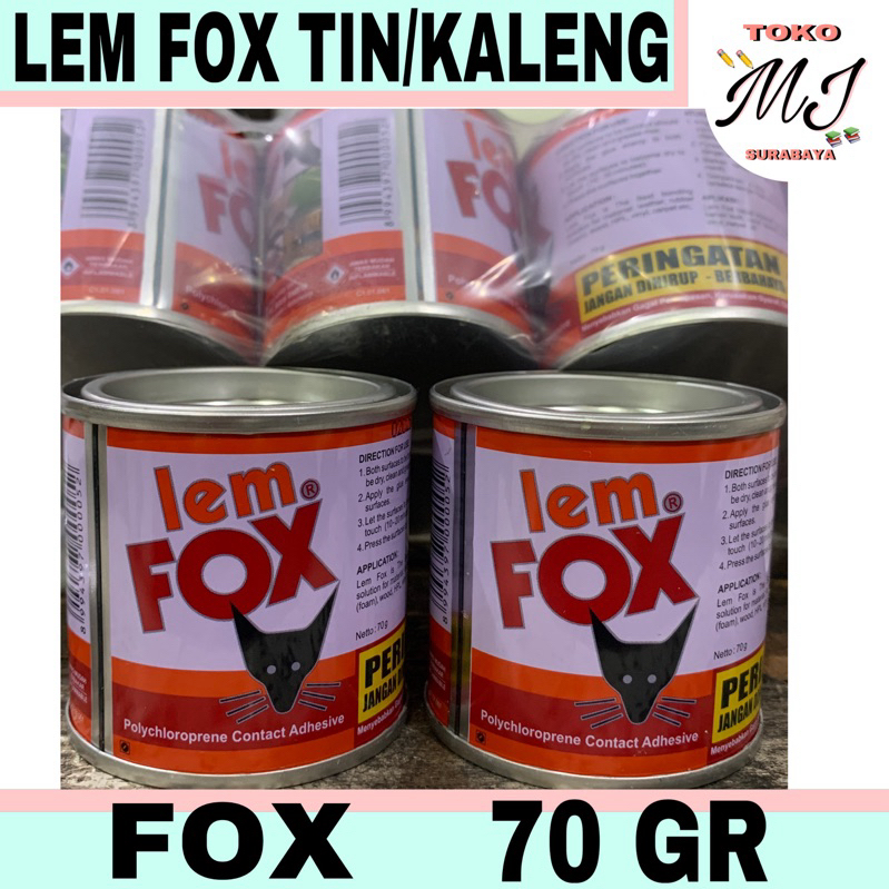 

LEM FOX KUNING/TIN 70GR READY STOCK SURABAYA