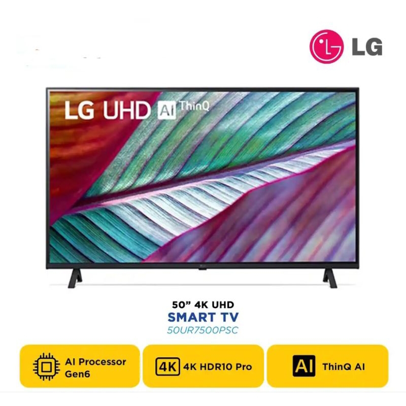 TV  LG Smart UHD 50 Inch 50UR7500PSF / LG Smart TV 50UA7500