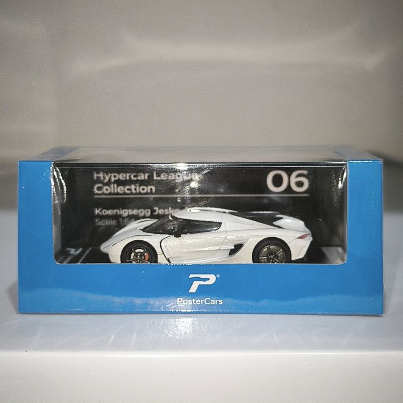 Postercars Poster Cars Koenigsegg Jesko Absolute White 1/64 Diecast
