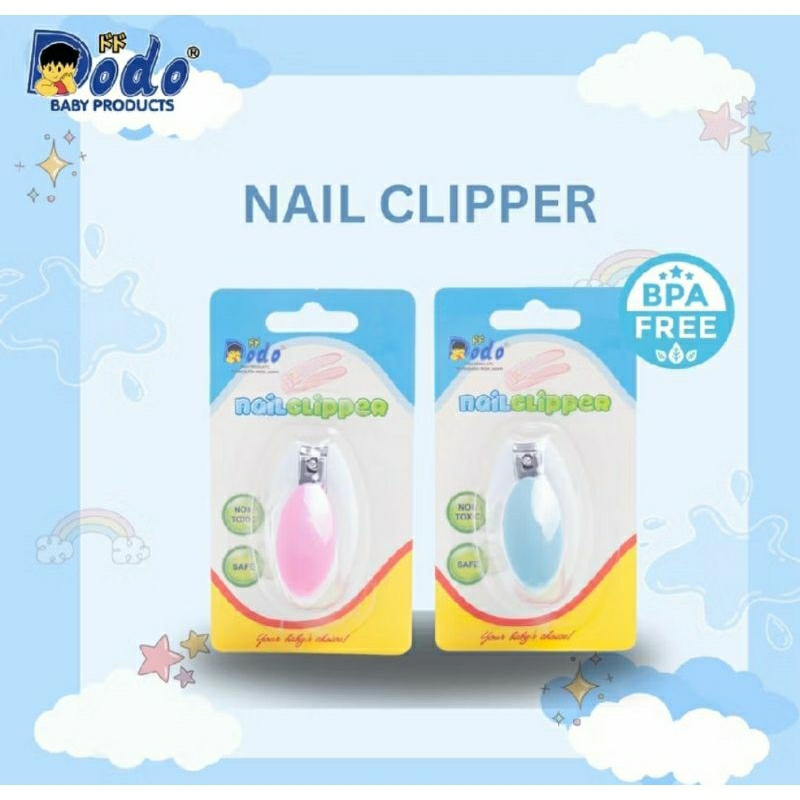 Dodo Nail Clipper / Coconi Safe Light Nail Clipper/ Gunting kuku Bayi / Alat Manicure Anak