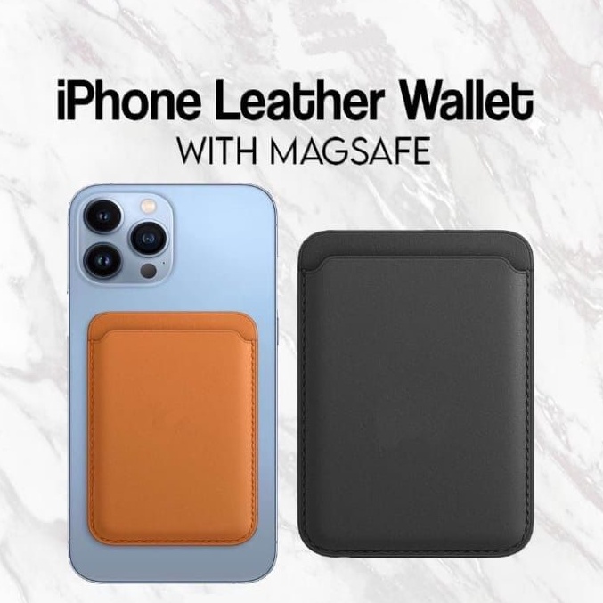 Magsafe Leather Wallet Case Magnetic Card Holder KODE T9B7