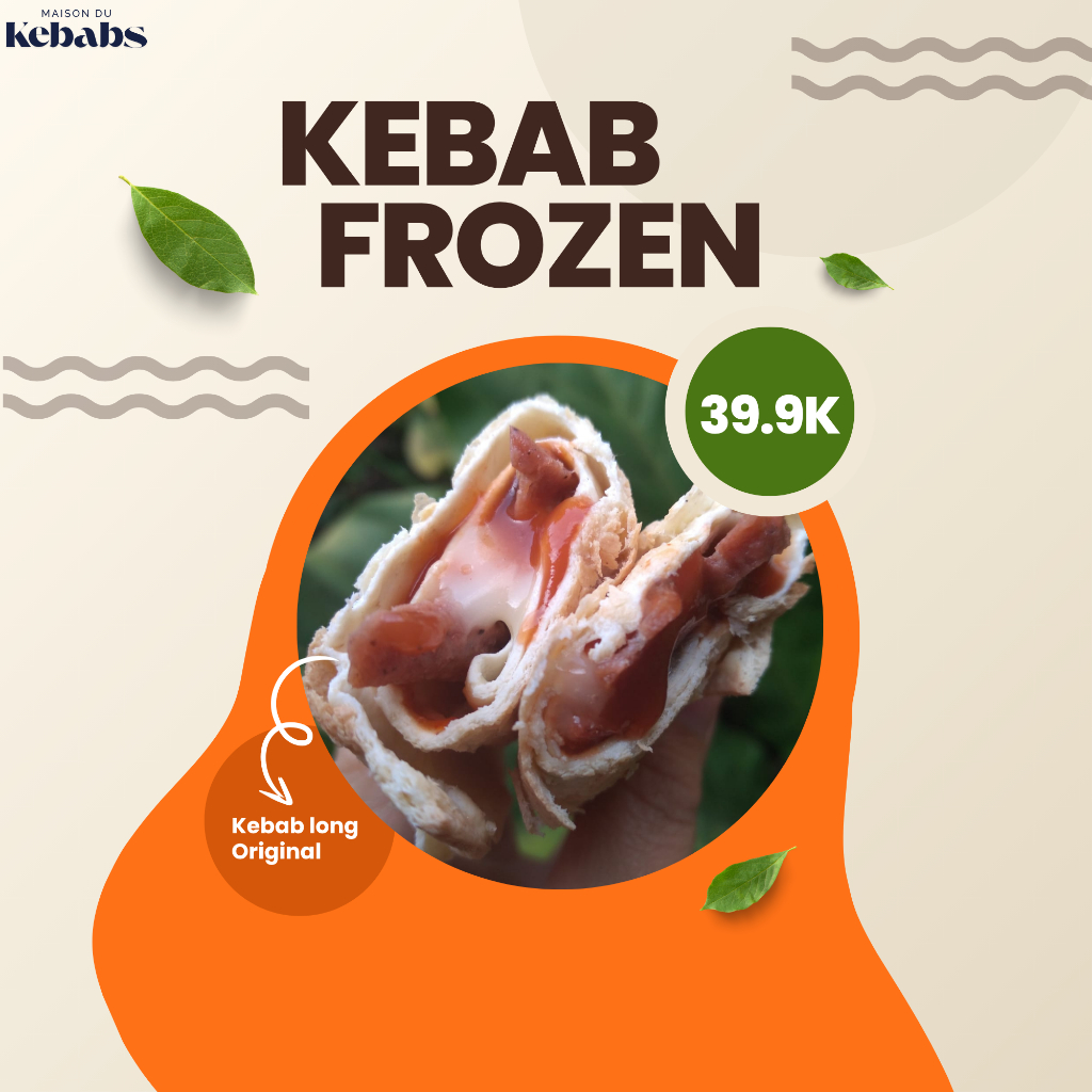 

Kebab LONG ORIGINAL/CHEESE/GOCHUJANG. Dengan daging sapi tanpa sayuran.Isi 6PCS [CEMILAN INSTAN] [MAKANAN INSTAN] [KEBAB FROZEN]