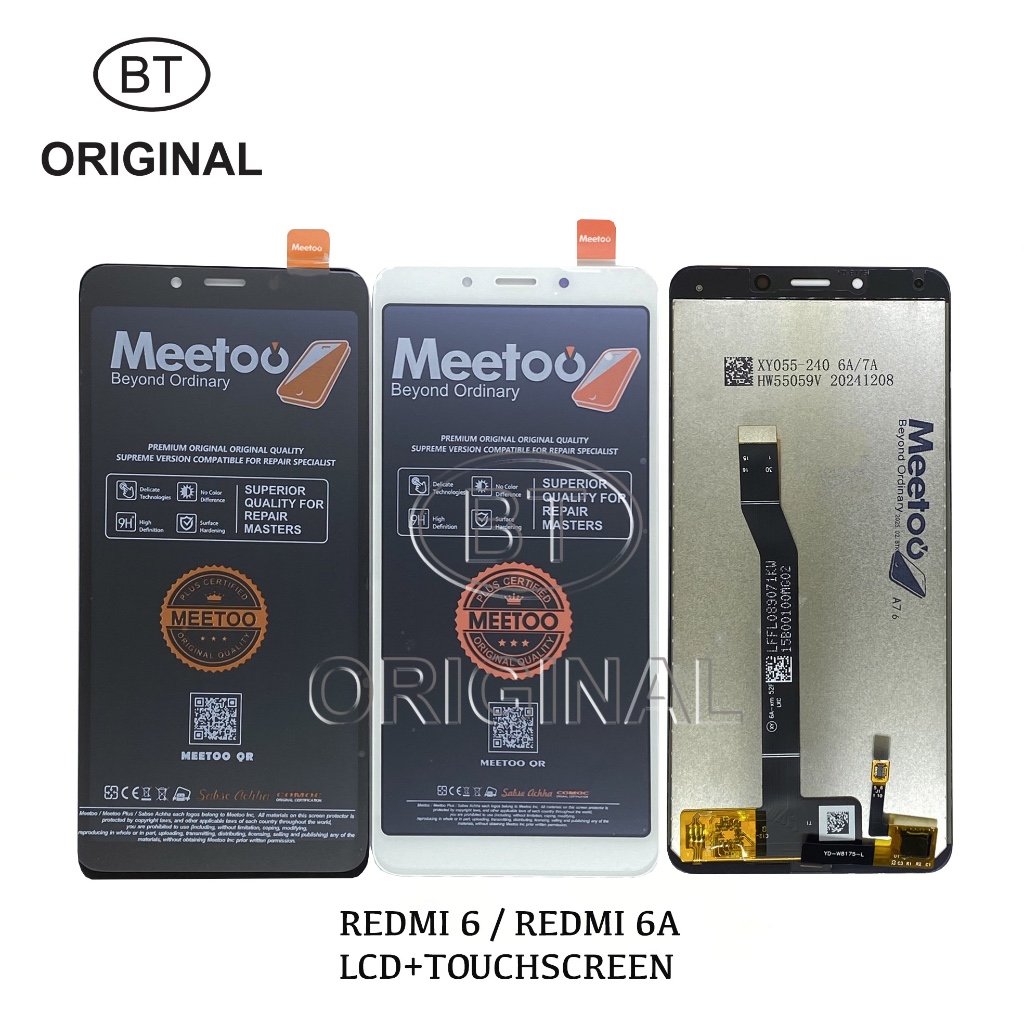 LCD XIAOMI REDMI 6A - REDMI 6 - ORIGINAL MEETOO