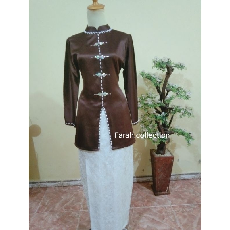 Setelan Baju Kurung Wanita Rok Songket