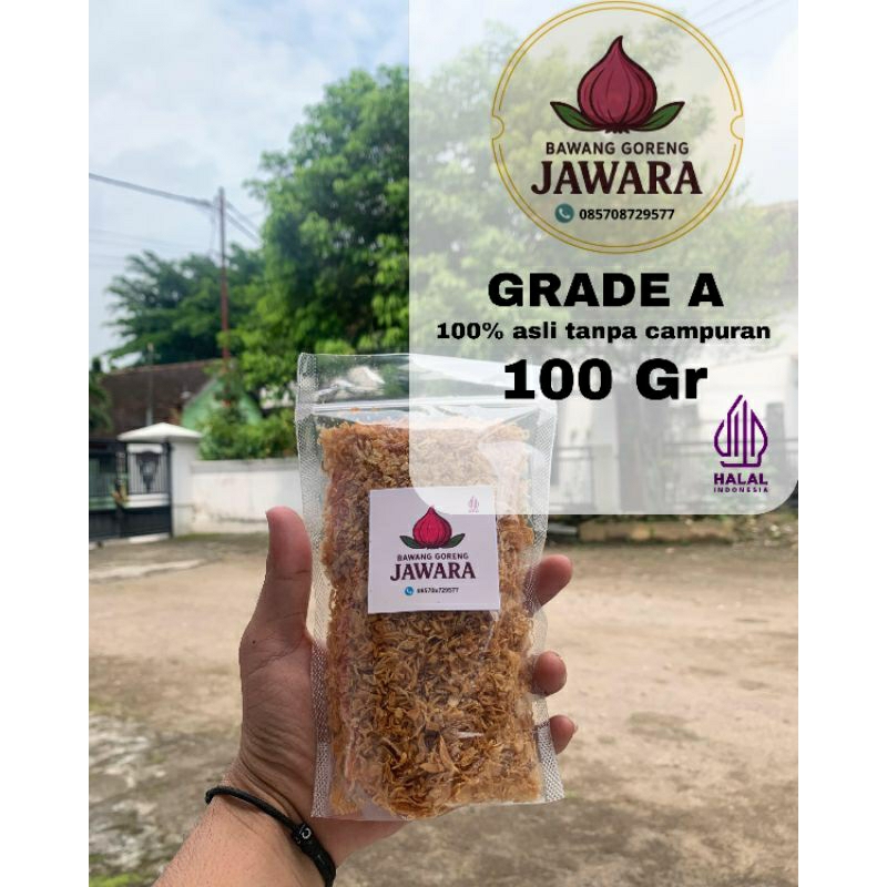 

Bawang Goreng Grade A 100Gr asli tanpa campuran renyah gurih