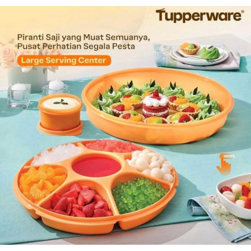 Large Serving Center Tupperware