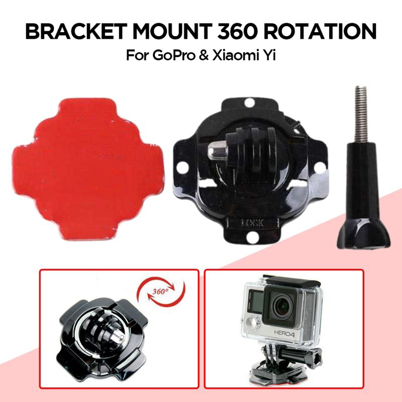 mounting helm rotating 360 action cam