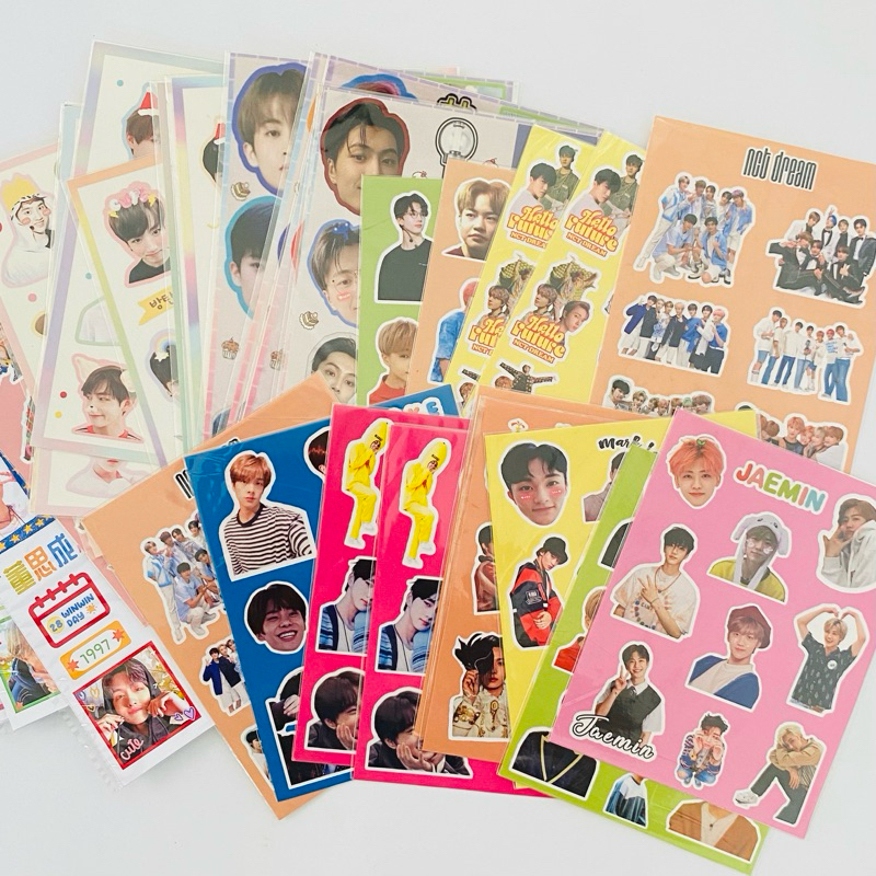 

(habisin stok) Sticker kpop uncutting