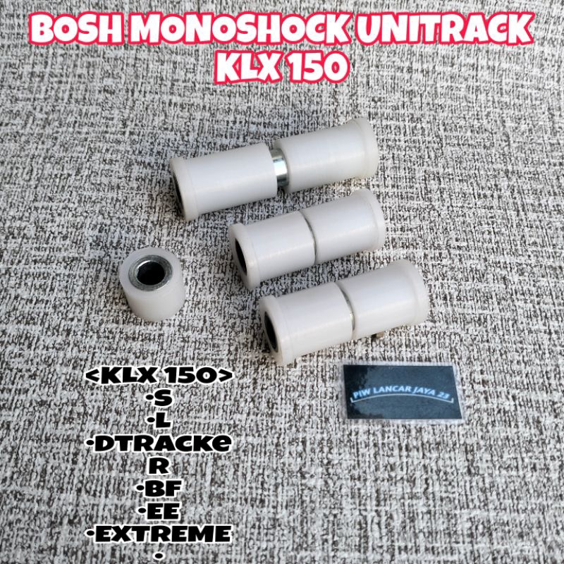 Bosh Monoshock Unitrack Klx 150 S L DTracker Bf Se Extreme Bushing Original Pnp Segitiga Ori