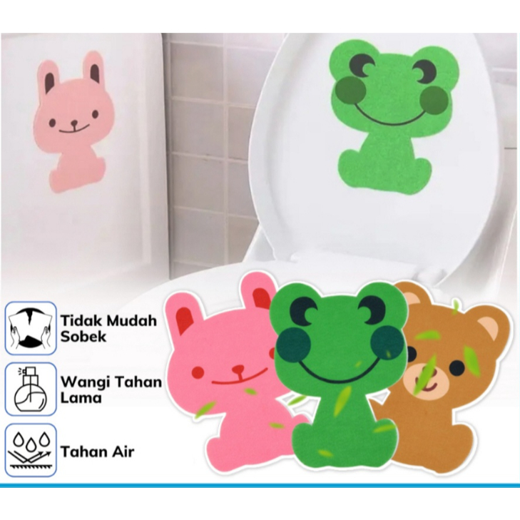 Stiker Pengharum Ruangan Tempelan Pewangi Penghilang Bau Toilet Kamar Mandi Wangi