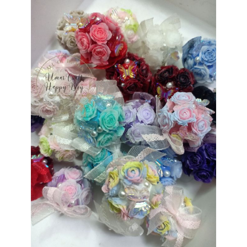 Manik Flower Ball - Bulat Pita - Renda