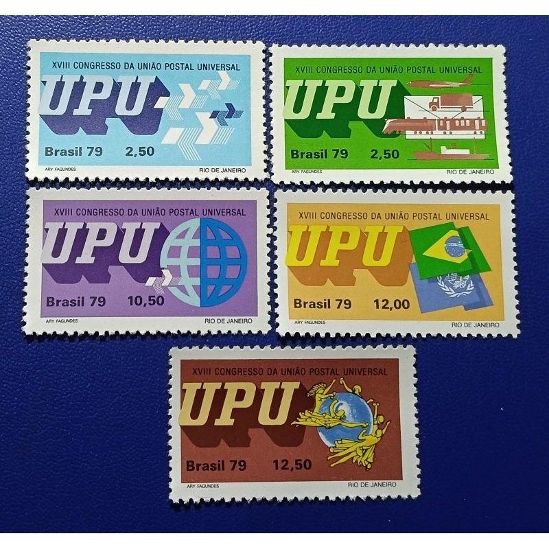 

Prangko Lawas LN Brasil Set Lengkap UPU Thn 1979