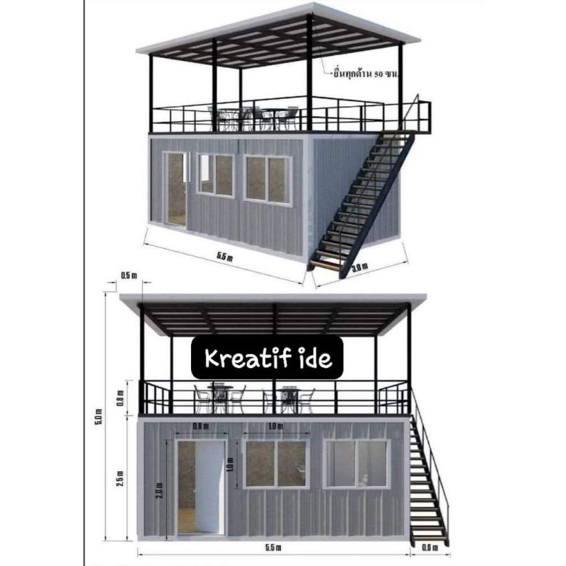 Cafe Booth Container / Custome / Kafe kekinian