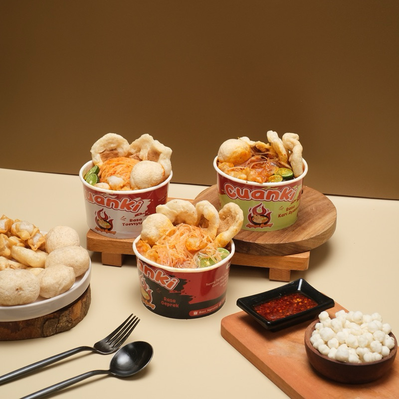 

[PAKET BUNDLING 3PCS CUANKI INSTAN] Rasa Tomyum,Kari ayam,Geprek
