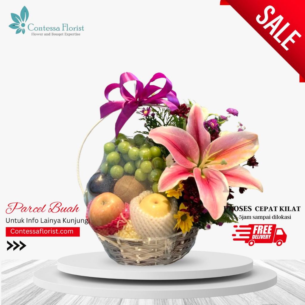 

Contessa Florist Parsel Buah Sale | Hampers Buah Premium | Bingkisan Spesial untuk Hari Special