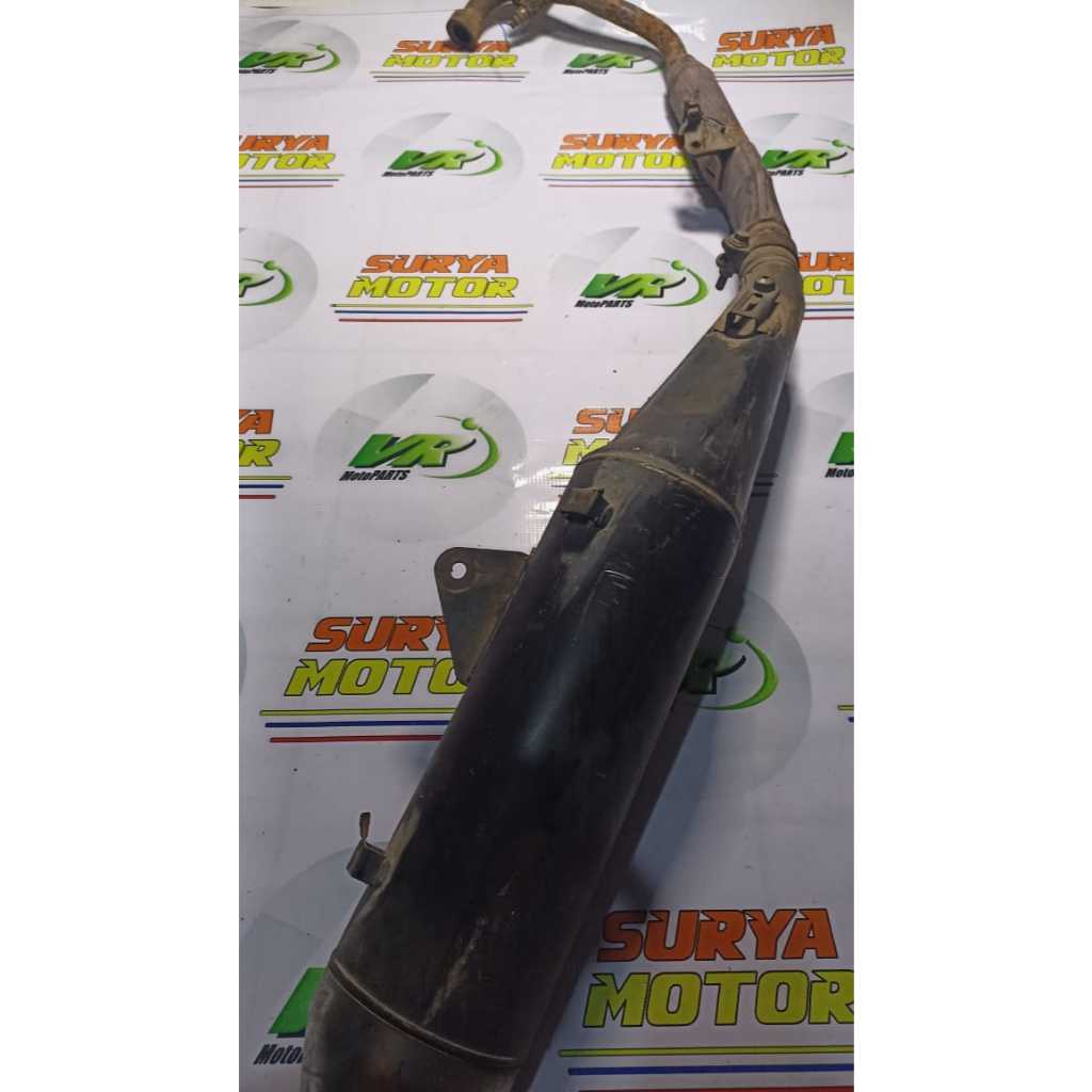 KNALPOT STANDAR HONDA CBR 150 K45 ORIGINAL COPOTAN BEKAS SUARA STANDAR BAWAAN MOTOR