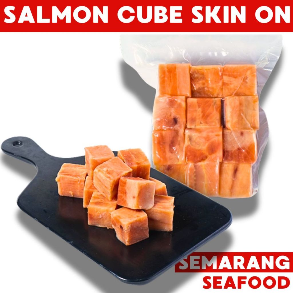 

Salmon Cubes SkinOn | Ikan Salmon Semarang | Ikan Segar Semarang | Ikan Fresh Semarang