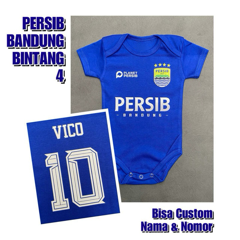 Jumper Bola Bayi Persib Bandung / Jersey Bola Bayi Persib Bandung / Kaos Bola Bayi Persib Bandung / 